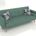 3d model Sofa bed Scandinavia (green) - preview