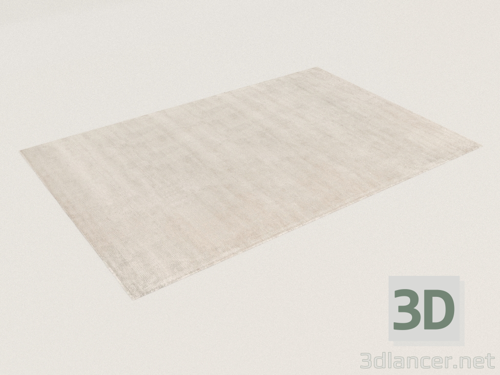 modèle 3D Tapis LITA BLANC (200x300) - preview