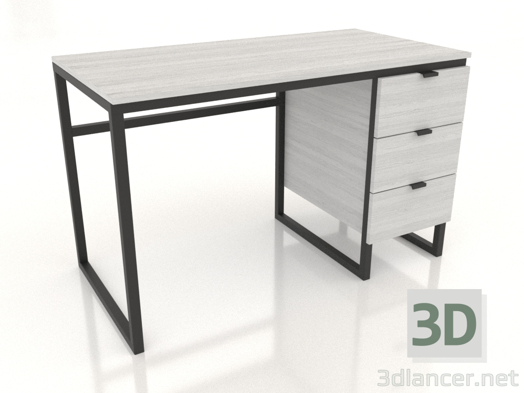 Modelo 3d Secretária NOVA 1200x600 mm (branco RAL 9010) - preview