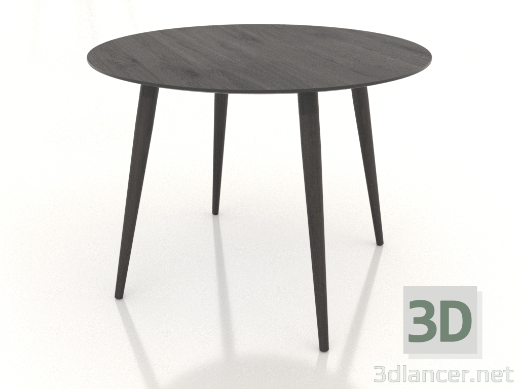 3d модель Стіл обідній BRUNO 1000х1000х750 мм (дуб венге) – превью