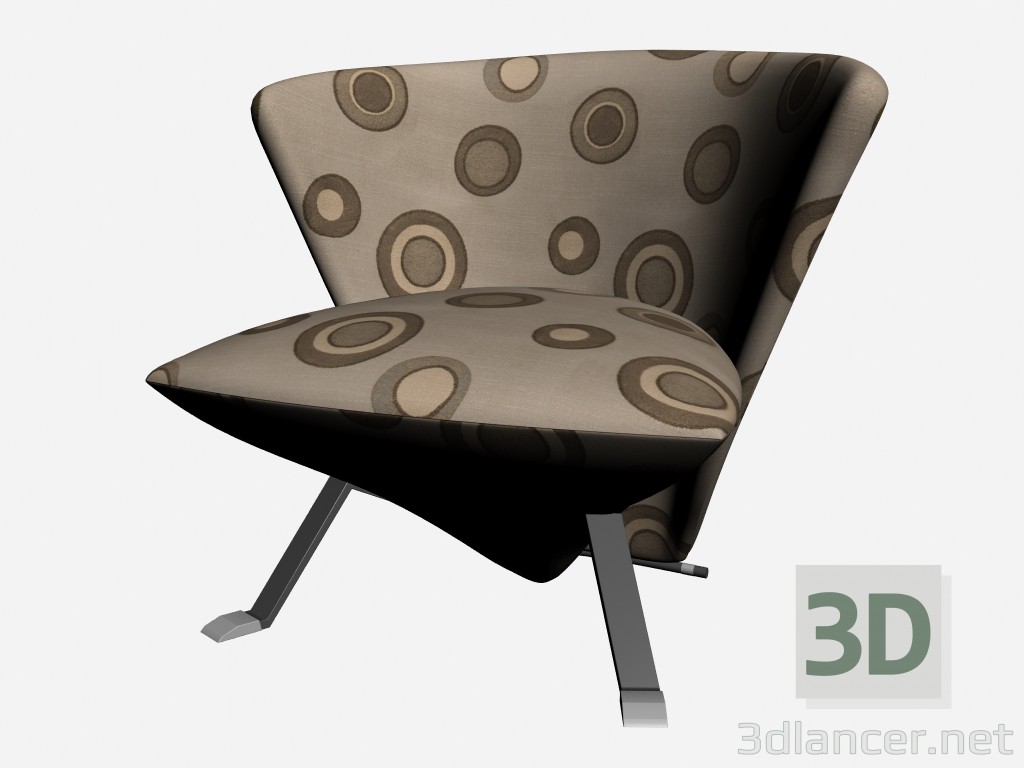 modèle 3D Chaise Jada - preview