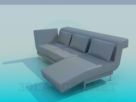 3d model Sofa - preview 3d model Sofa - preview