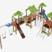 modello 3D Complesso di giochi per bambini (T1402) - anteprima