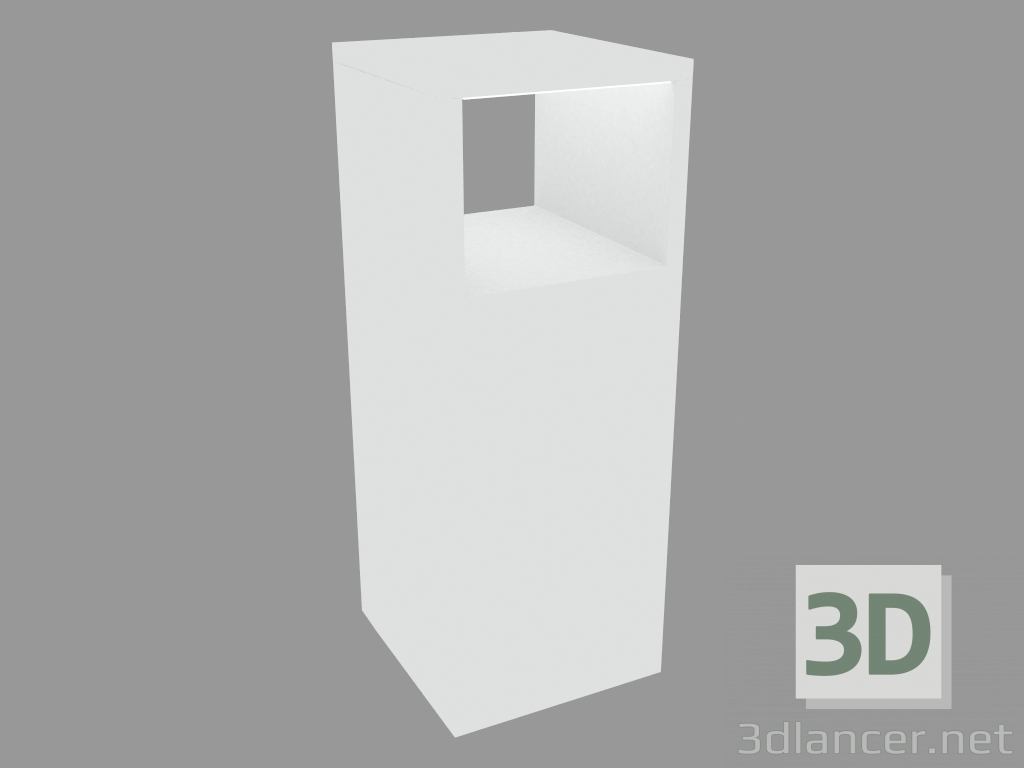 modello 3D Colonna luminosa KUBE 240 BOLLARD (S6345W) - anteprima