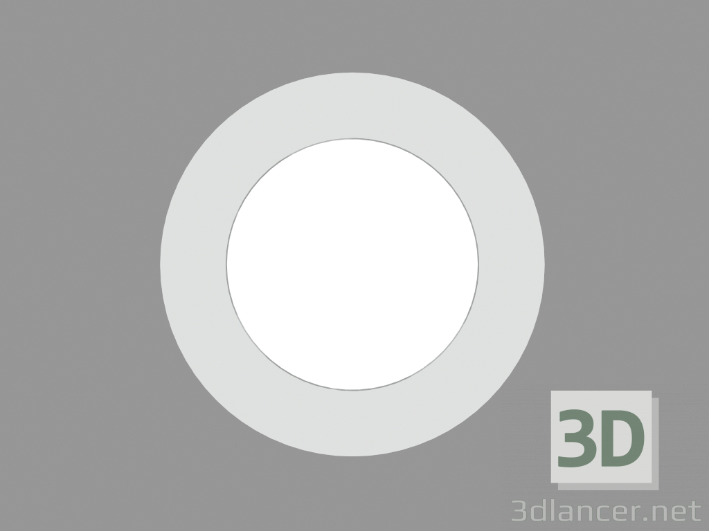 3d model Ceiling lamp ZIP DOWNLIGHT ROUND STAINLESS-STEEL FRONT TRIM ACID - ETCHED GLASS (S5843) - preview