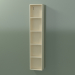 3d model Wall tall cabinet (8DUAFA01, Bone C39, L 24, P 12, H 120 cm) - preview