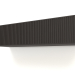 modello 3D Mensola pensile ST 06 (1 anta grecata, 1000x315x250, legno marrone scuro) - anteprima