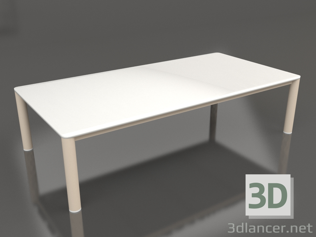 modello 3D Tavolino 70×140 (Sabbia, DEKTON Zenith) - anteprima