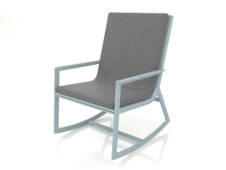 Cadeira de balanço (azul cinza)