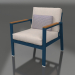 modèle 3D Fauteuil XS (Gris bleu) - preview