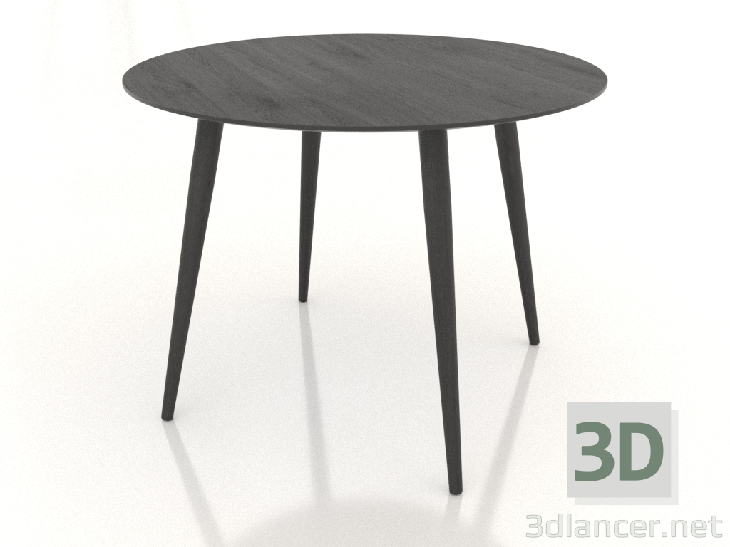 3d модель Стіл обідній BRUNO 1000х1000х750 мм (дуб чорний) – превью
