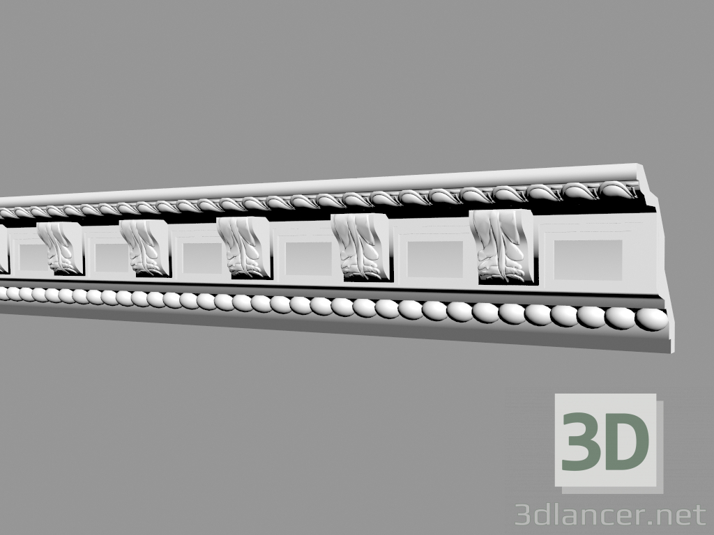 modèle 3D Corniche C159 - preview