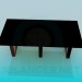 3d model Coffee table - preview