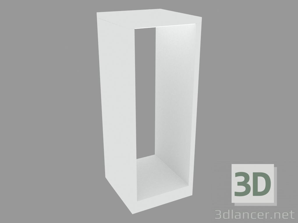 3d model Post lamp KUBE 240 LONG (S6346W) - preview