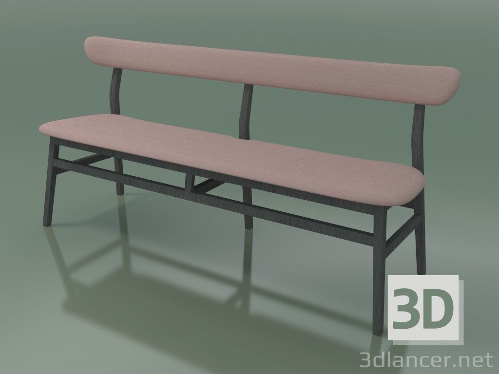 3D Modell Bank (215, grau) - Vorschau