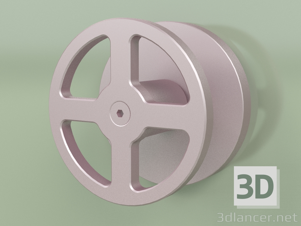 3d model Wall-mounted hydro-progressive mixer (20 63, OR) - preview
