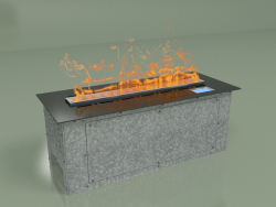 Steam fireplace Vepo 600 (graphite-mirror)
