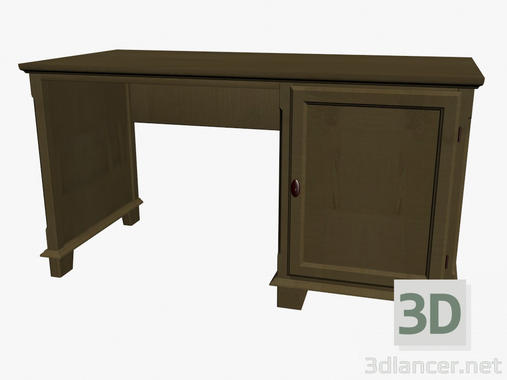 3 डी मॉडल लिखने की मेज (135h63h72) - पूर्वावलोकन