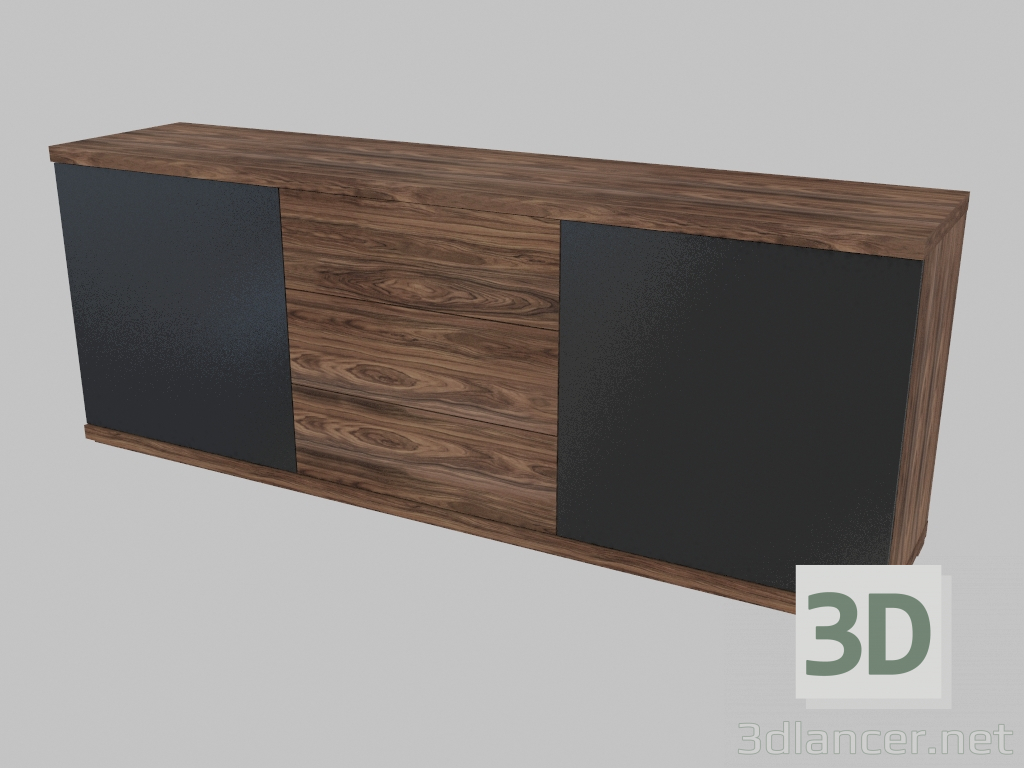 3d model Three-section buffet (6160-27-1) - preview