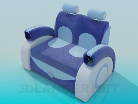 3d model Sofa chair - preview 3d model Sofa chair - preview