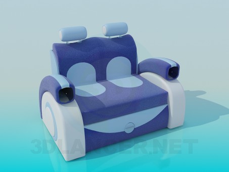 3d model Sofa chair - preview 3d model Sofa chair - preview