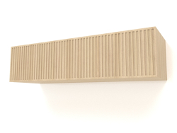 Prateleira suspensa ST 06 (1 porta ondulada, 1000x315x250, madeira branca)