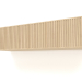 3 डी मॉडल हैंगिंग शेल्फ एसटी 06 (1 नालीदार दरवाजा, 1000x315x250, लकड़ी सफेद) - पूर्वावलोकन