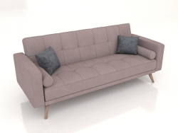 Sofa bed Scandinavia (ash rose)