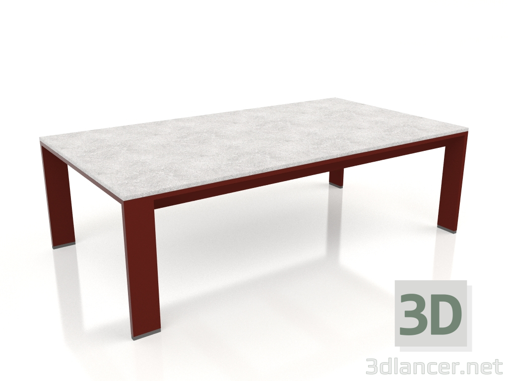 Modelo 3d Mesa lateral 45 (Vinho tinto) - preview