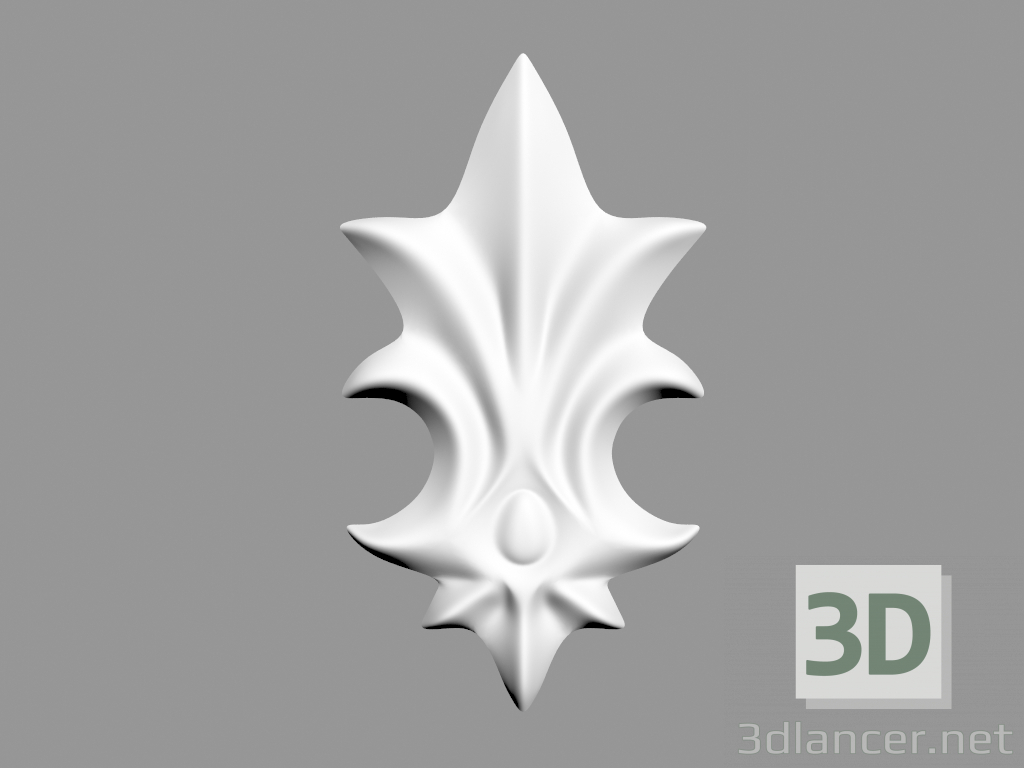 3D modeli Duvar dekorasyonu (F42) - önizleme
