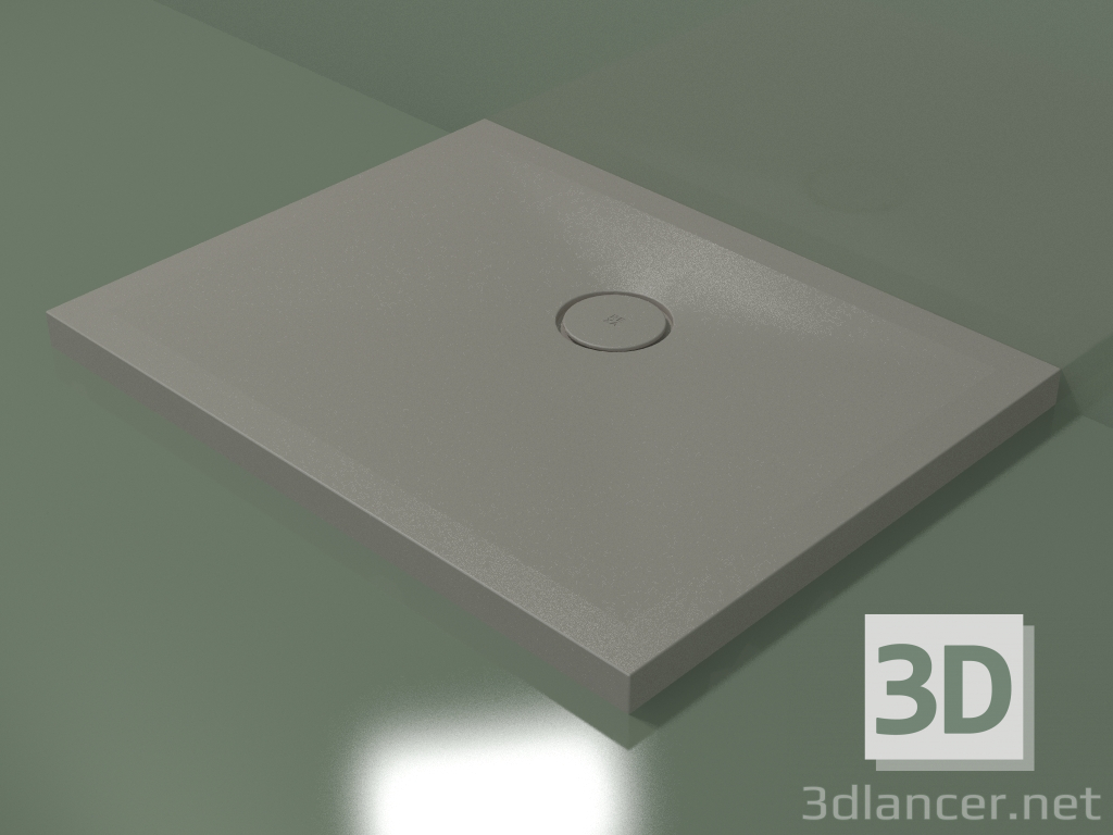 Modelo 3d Base de duche (30UB0110, Clay C37, 90 X 70 cm) - preview