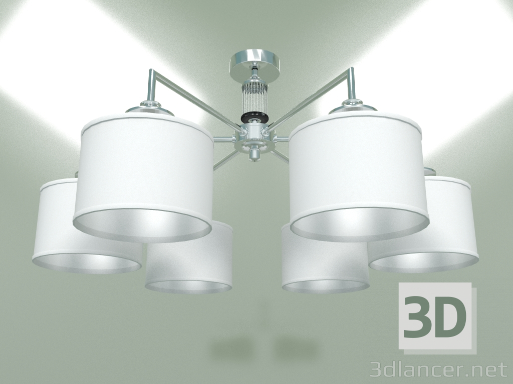 modello 3D Plafoniera ARTU ART-PL-6 (NA) - anteprima
