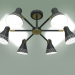 3d model Ceiling chandelier Trina 70100-6 (black) - preview