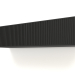 modello 3D Mensola pensile ST 06 (2 ante grecate, 1000x315x250, legno nero) - anteprima