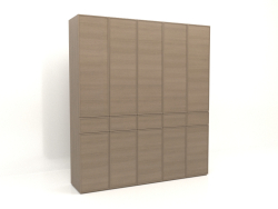 Wardrobe MW 03 wood (2500x580x2800, wood grey)