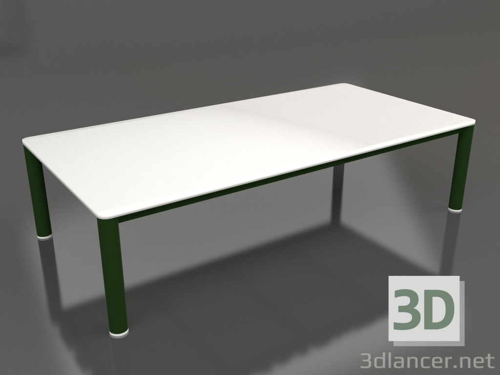 3d model Coffee table 70×140 (Bottle green, DEKTON Zenith) - preview
