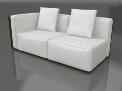 Módulo de sofá, seção 1 esquerda (verde garrafa)