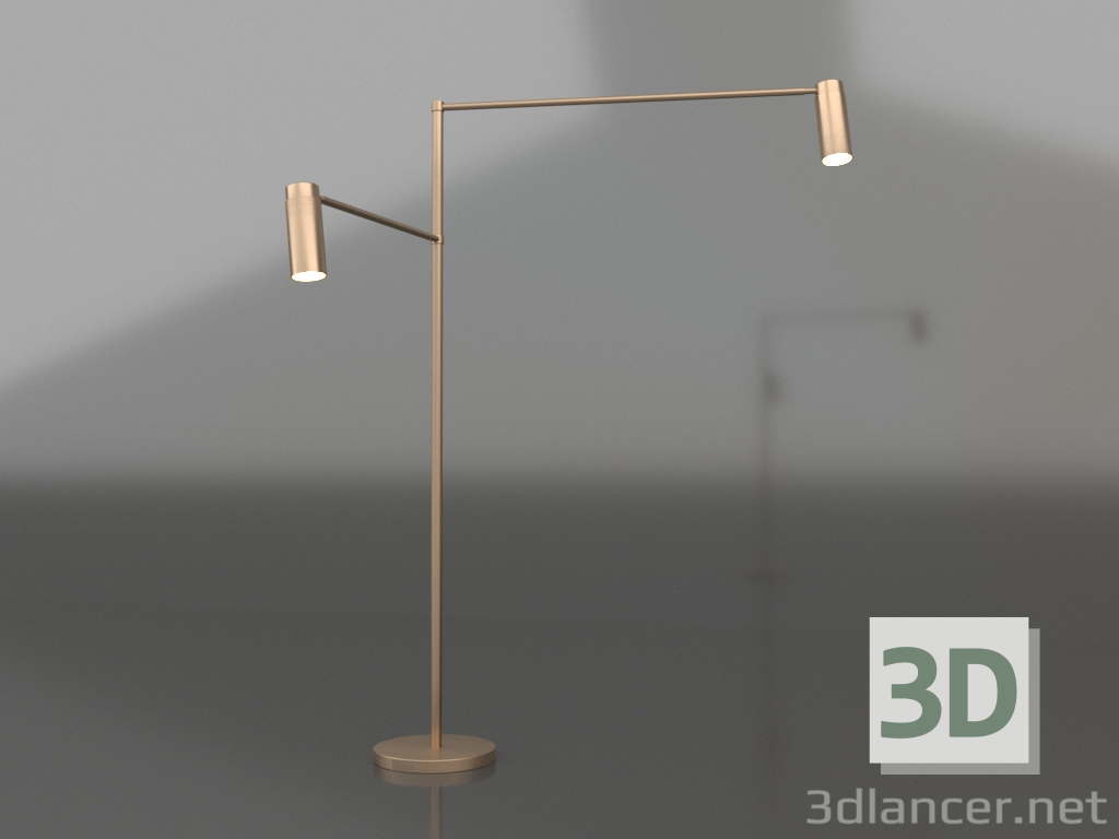 modèle 3D Lampadaire DUO (option 3) - preview modèle 3D Lampadaire DUO (option 3) - preview