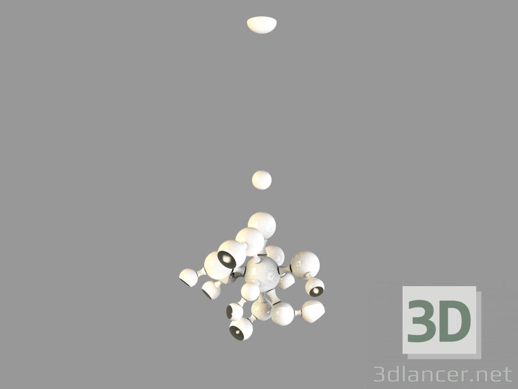 Modelo 3d chandelier ATOMIC - preview