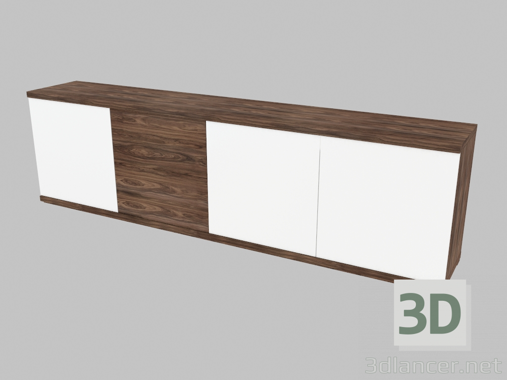 modèle 3D Buffet à quatre sections (6160-33) - preview