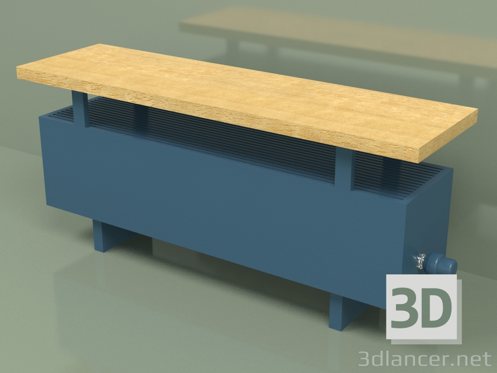 3D modeli Konvektör - Aura Bank (240x1000x236, RAL 5001) - önizleme