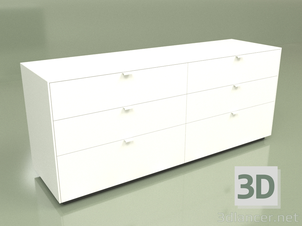 3d model Chest of drawers Folio DH6 (4) - preview