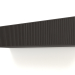 modello 3D Mensola pensile ST 06 (2 ante grecate, 1000x315x250, legno marrone scuro) - anteprima