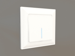 Single-key switch with backlight (white gloss)