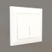 3d model Single-key switch with backlight (white gloss) - preview