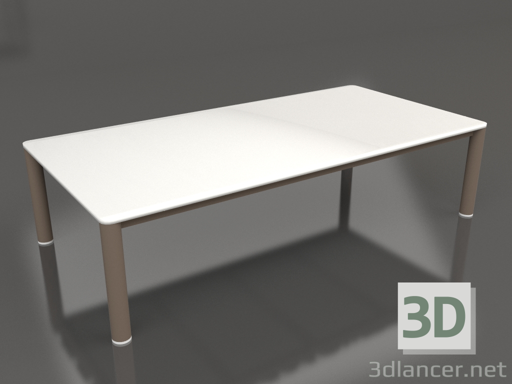 modello 3D Tavolino 70×140 (Bronzo, DEKTON Zenith) - anteprima