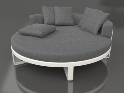 Round bed for relaxation (Agate gray)