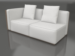 Módulo sofá sección 1 izquierda (Bronce)