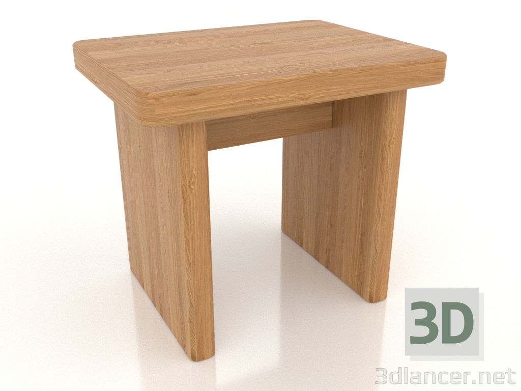 3D Modell Hocker (Natureiche) - Vorschau