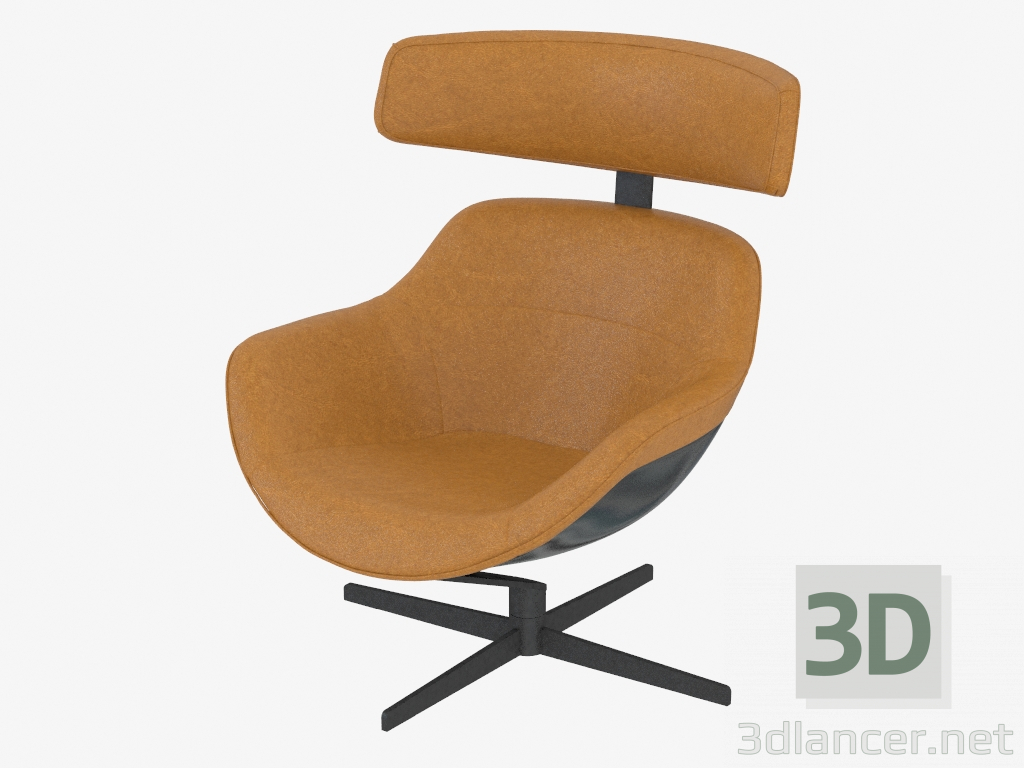 3d model sillón de cuero AUCKLAND 277 - vista previa 3d model sillón de cuero AUCKLAND 277 - vista previa
